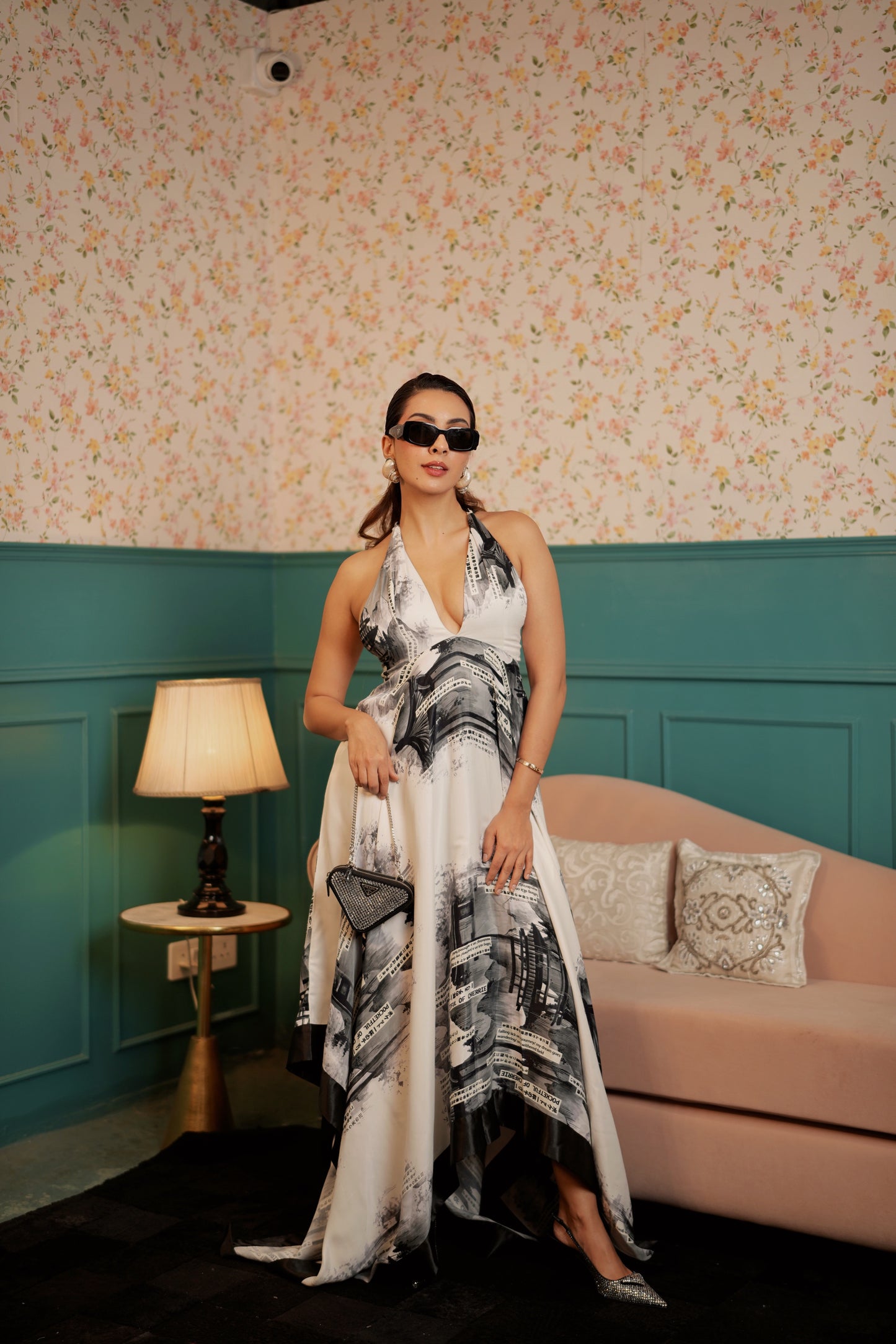 Niki Mehra x Faded Gazette Handkerchief Dress
