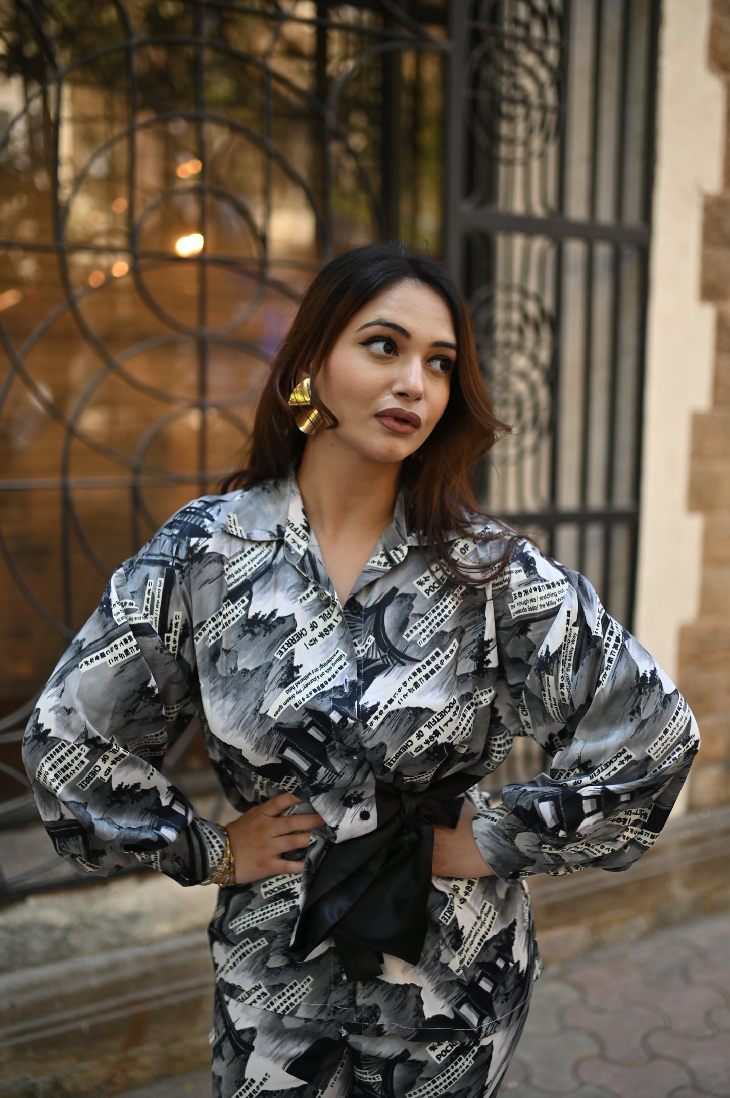 Antara Asthana x Sumi Gazette Bell Bottoms Set