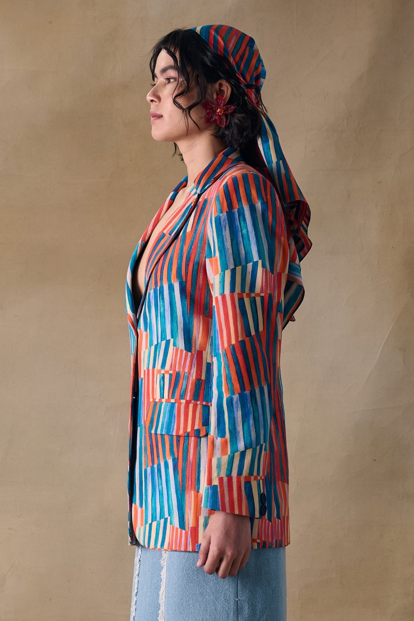 Asilah Stripe Blazer