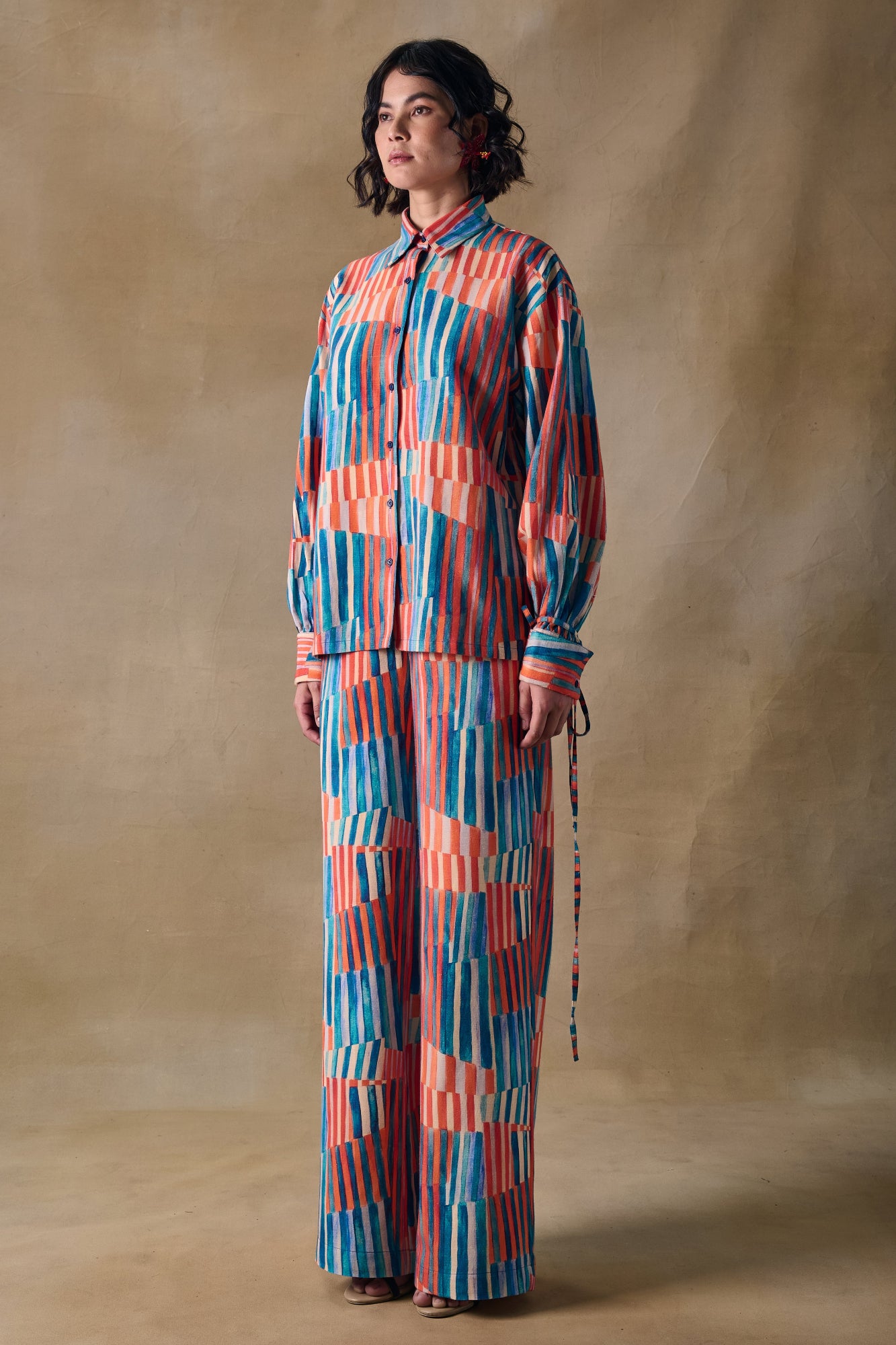 Asilah Stripe Trouser co-ord set