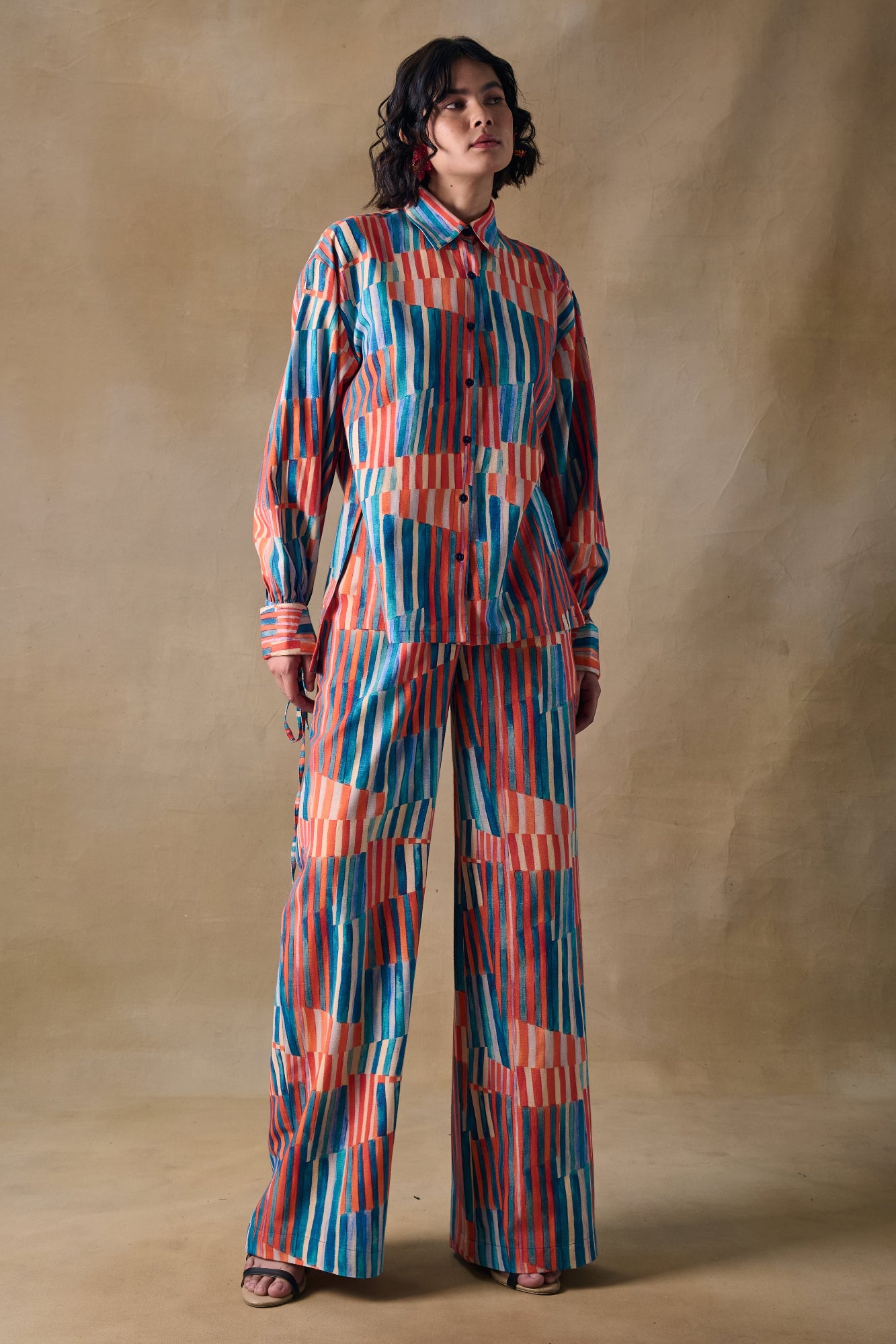 Asilah Stripe Trouser co-ord set