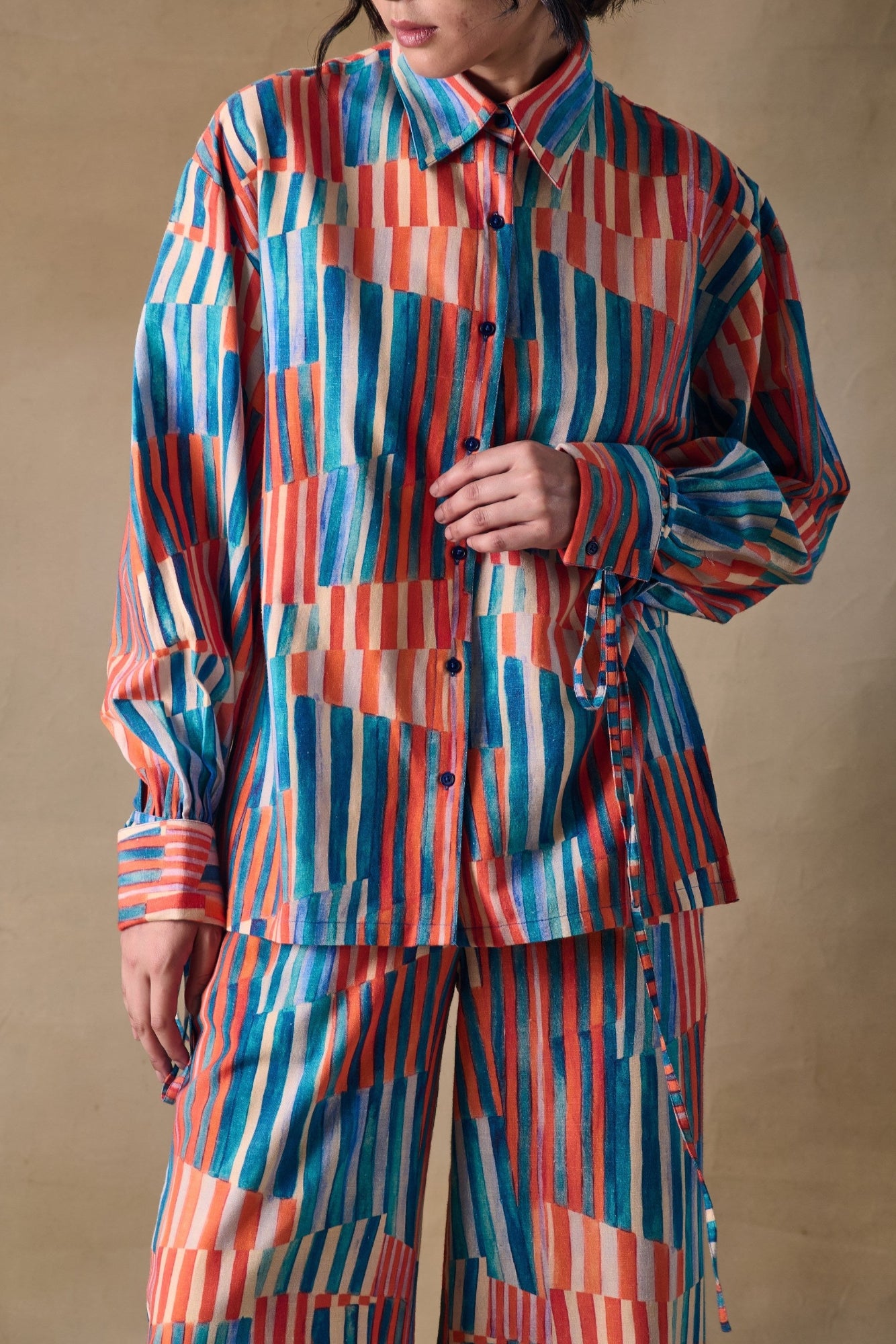 Asilah Stripe Trouser co-ord set