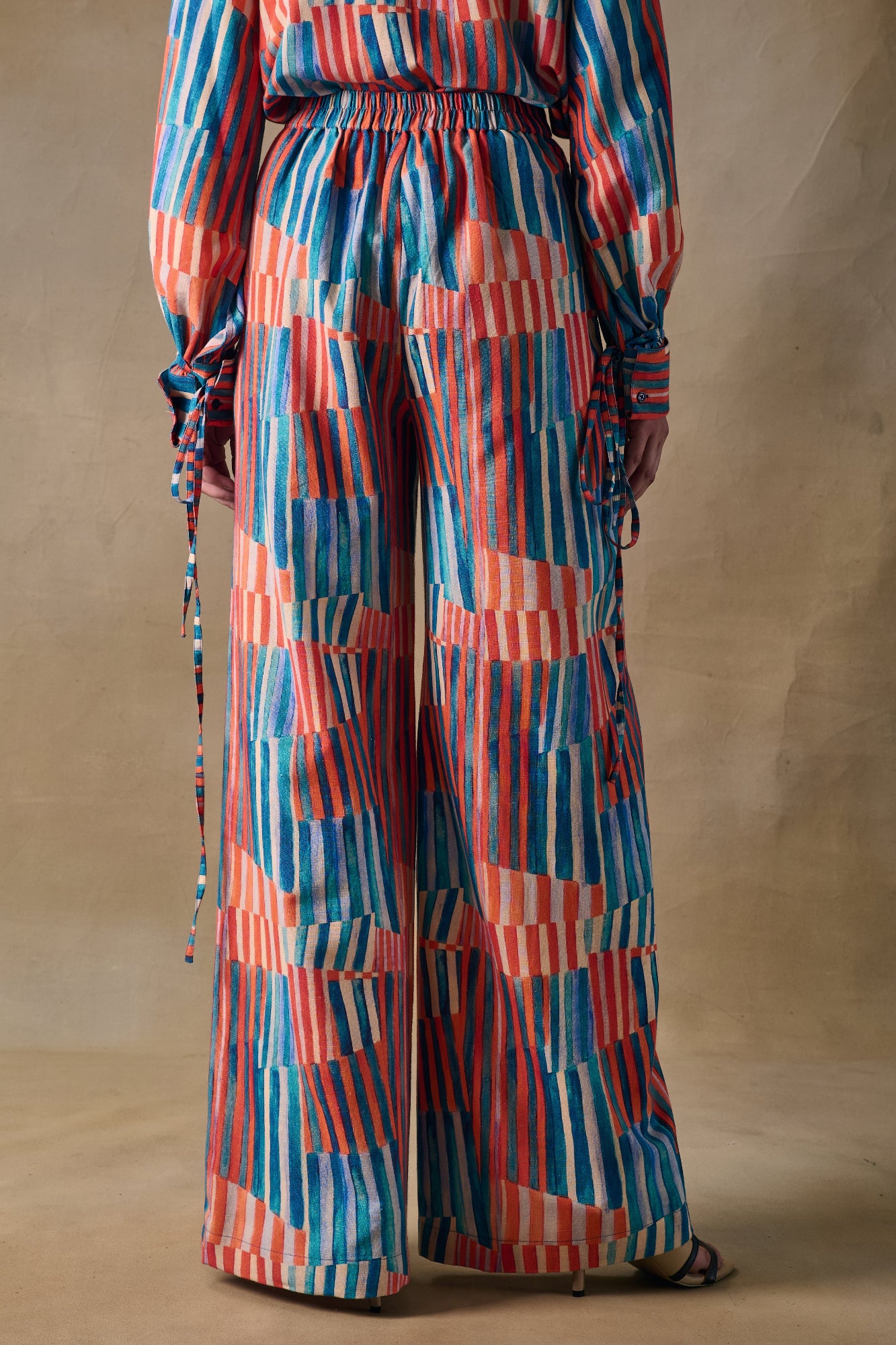 Asilah Stripe Straight Trousers