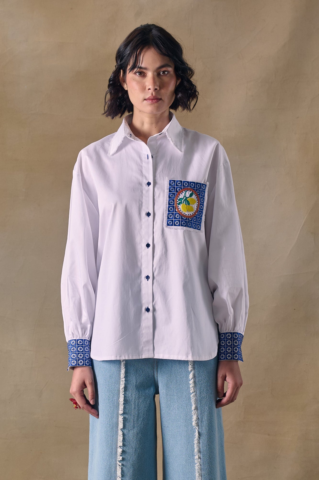 Zellige Embroidered Shirt