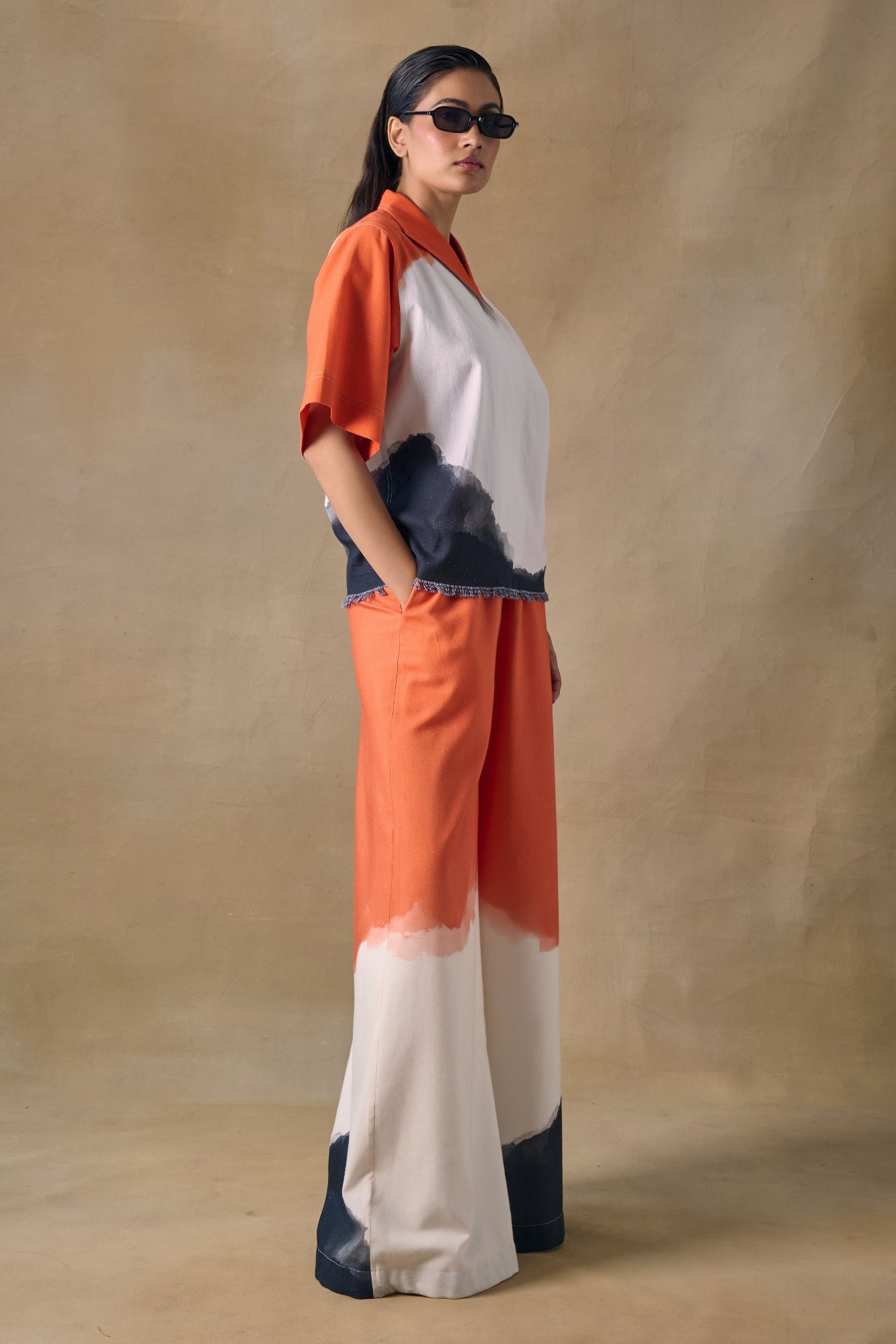 Orange Washed co-ord set