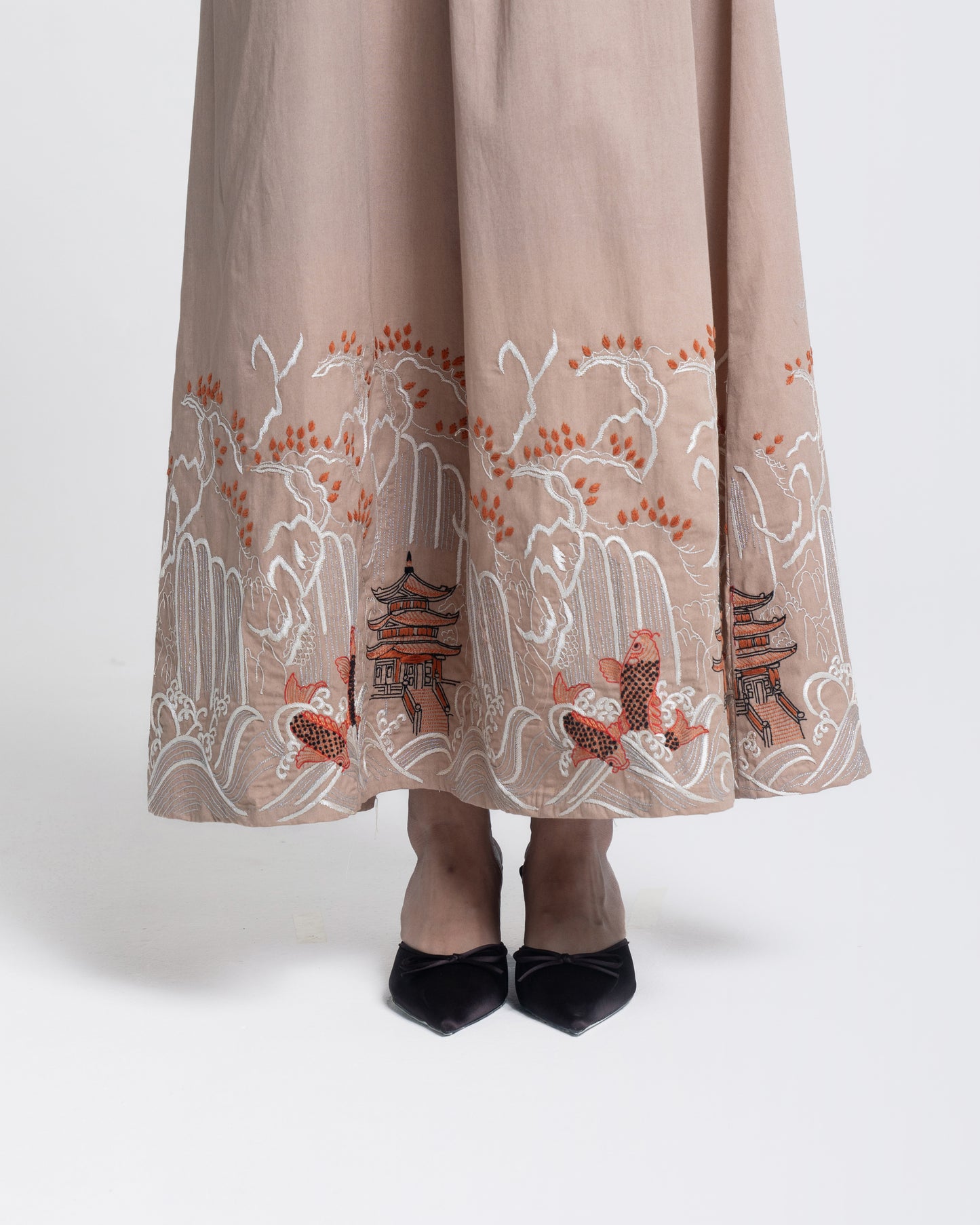 Niki Mehra x Temple bloom Flared Dress