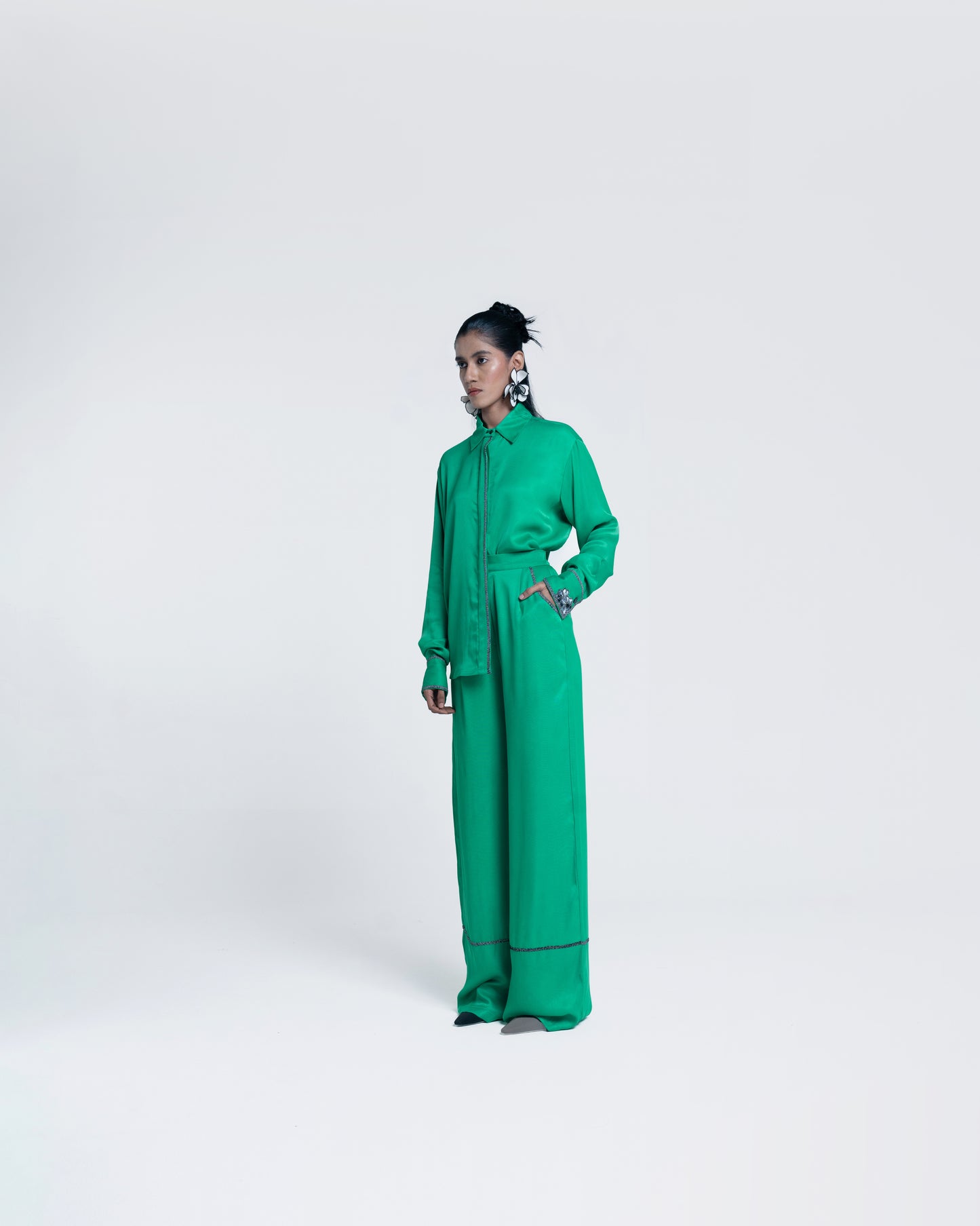 Tarini Manchanda x Echo green Co-ord Set