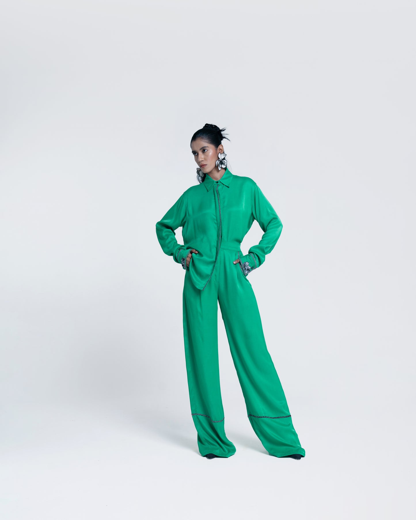 Tarini Manchanda x Echo green Co-ord Set