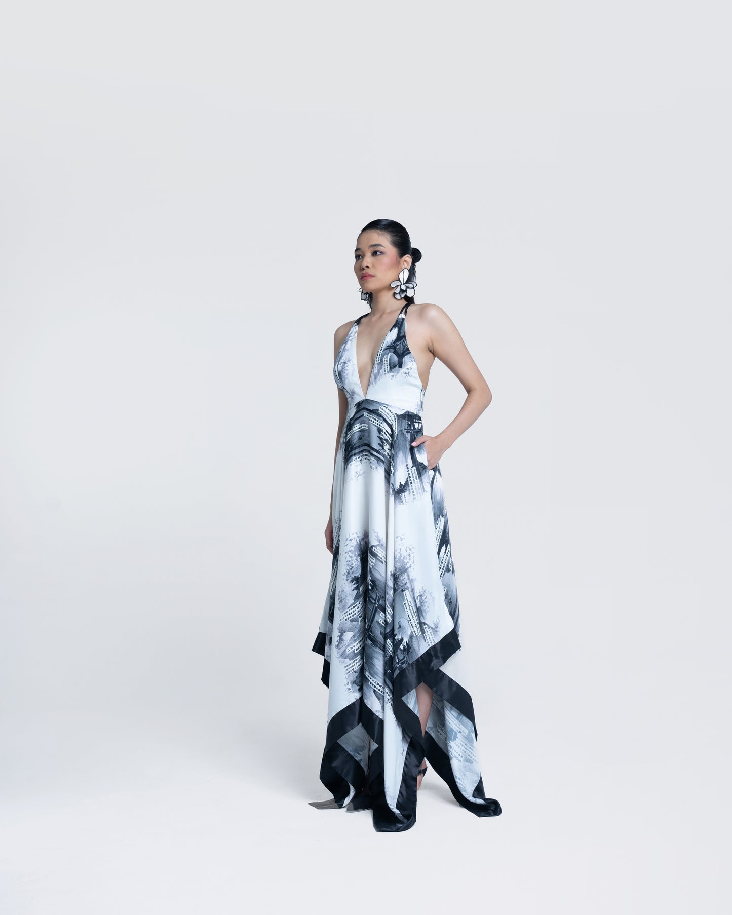 Niki Mehra x Faded Gazette Handkerchief Dress