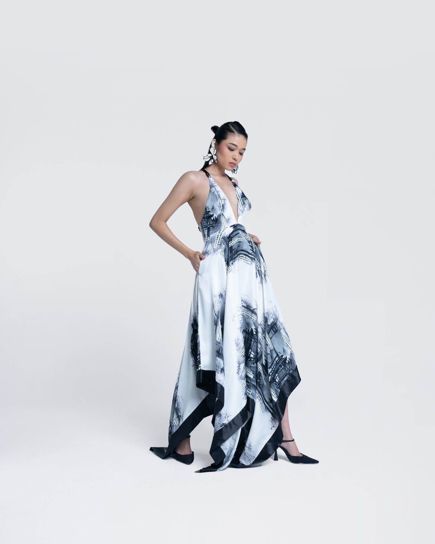 Niki Mehra x Faded Gazette Handkerchief Dress