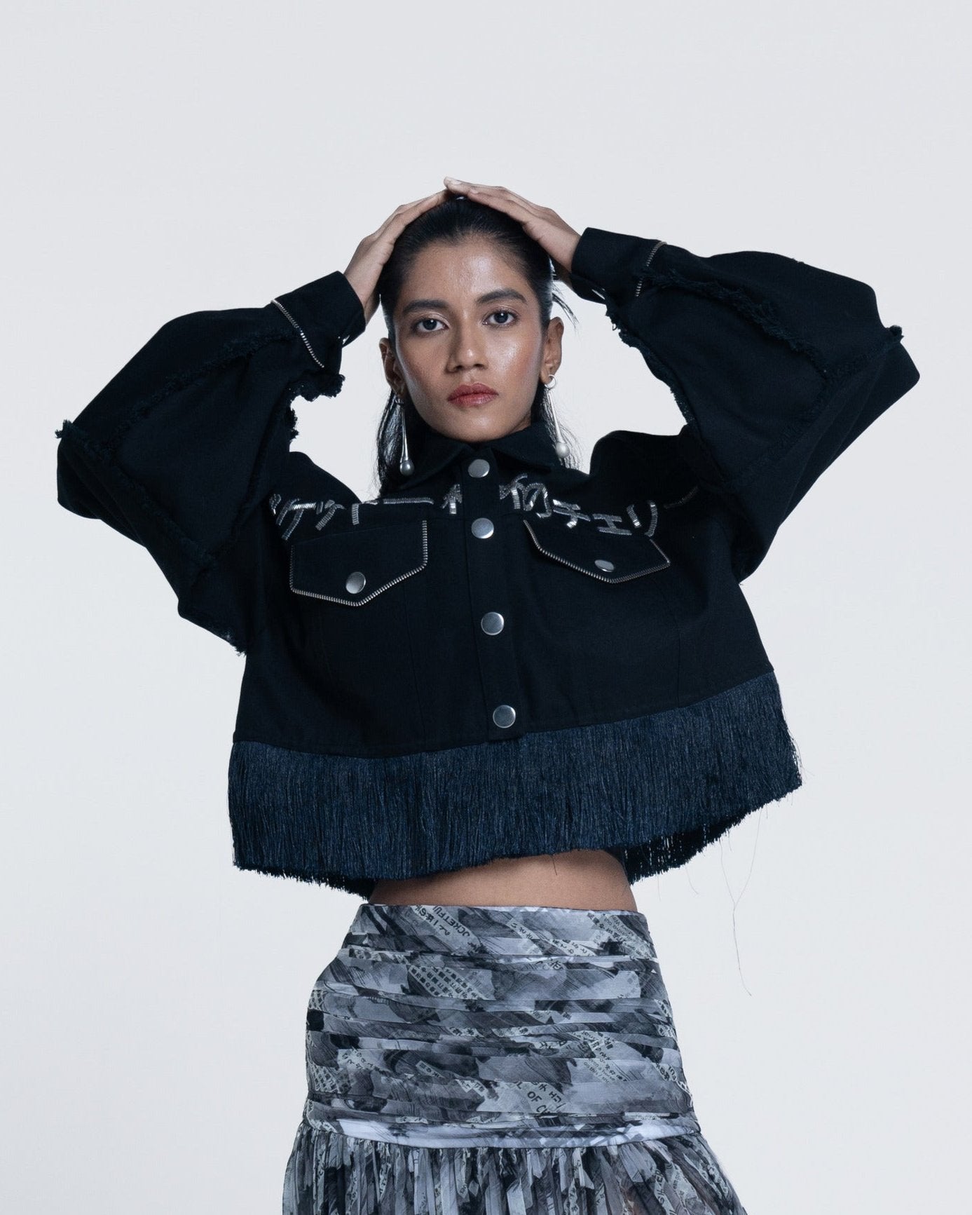 Jinita Sheth x Dark Halo Cropped Jacket