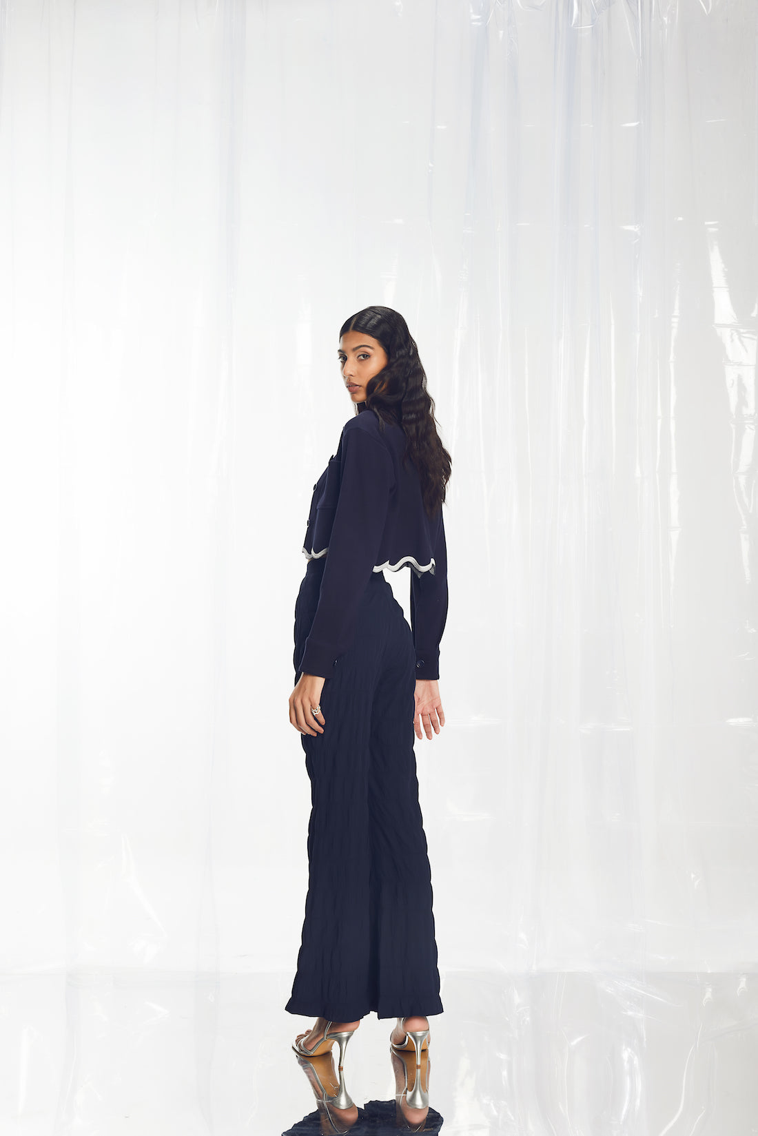 Blue Bubble Pant