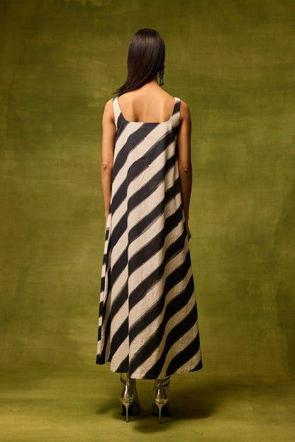 Vienna Stripe Midi Dress