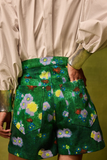 Emerald Bloom Shorts