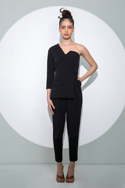 Half and Half Jumpsuit