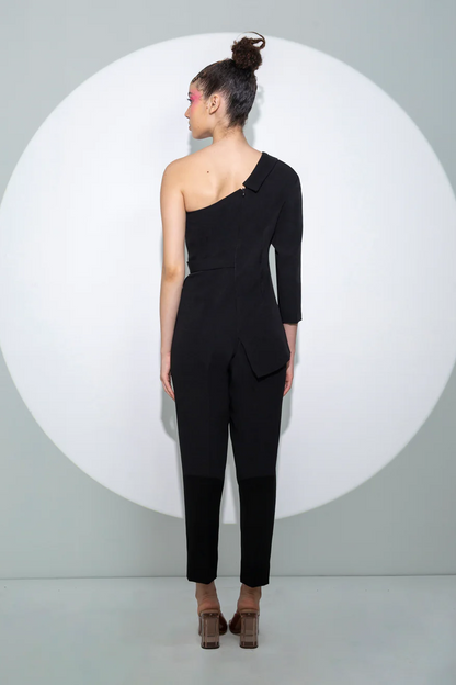 Half and Half Jumpsuit