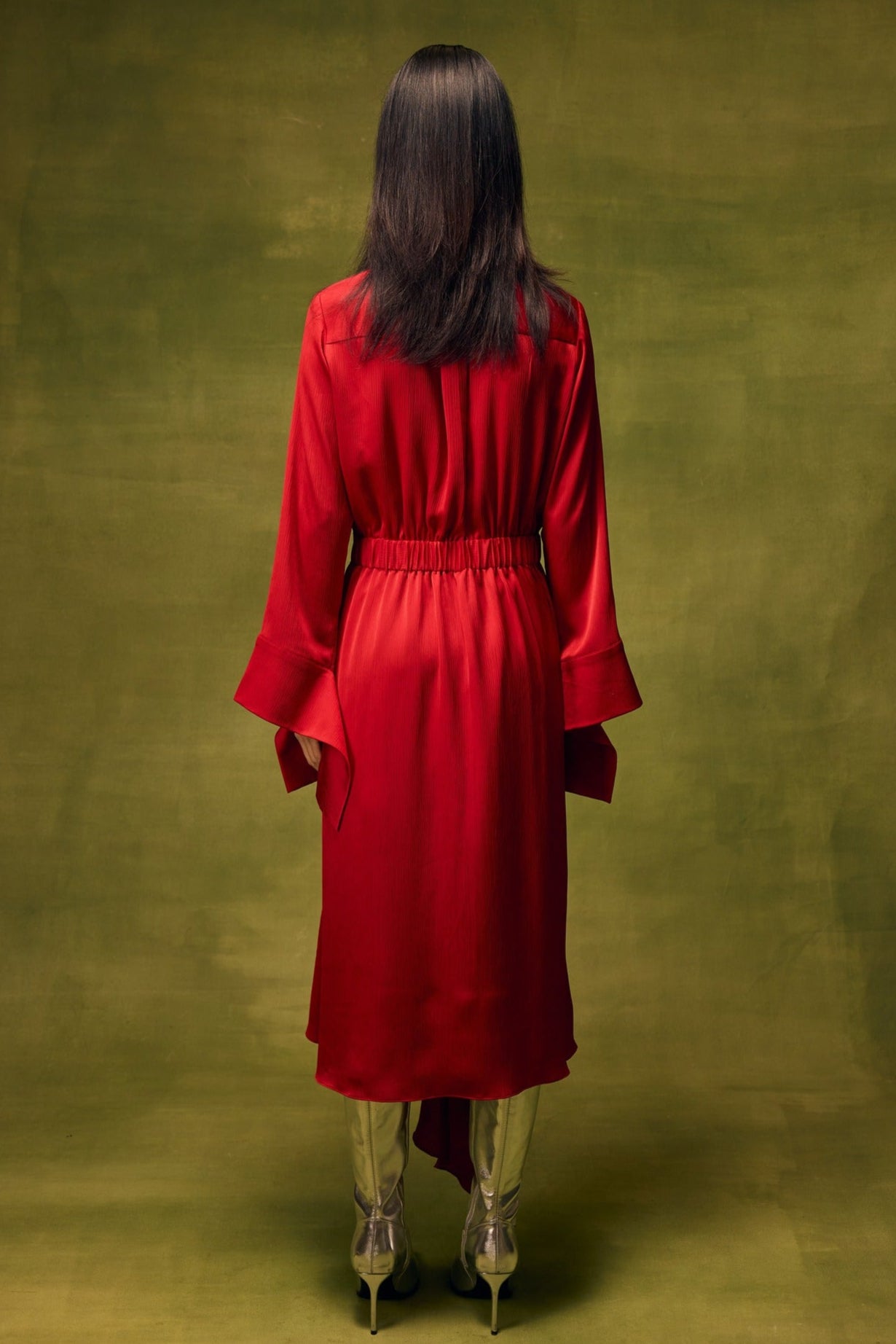 Roselle Glow Asymmetrical Dress