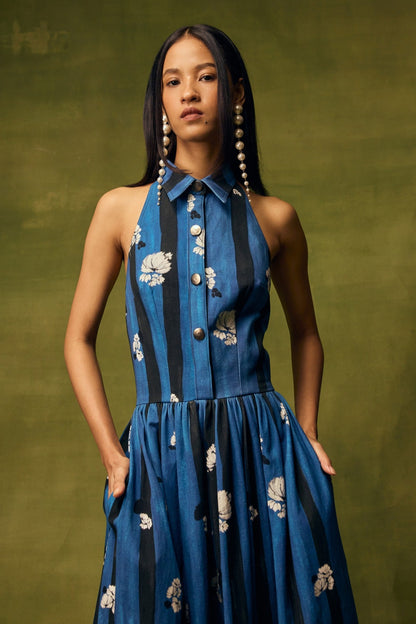 Saphiré Bloom Vested Maxi Dress
