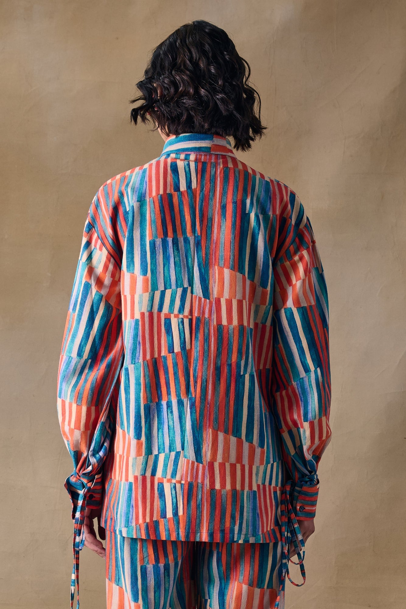 Asilah Stripe Drawstring Shirt