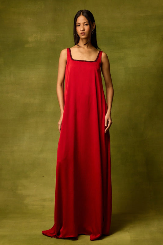 Roselle Glow Maxi Dress