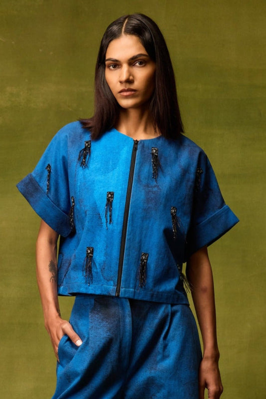 Saphiré Muse Kimono Top