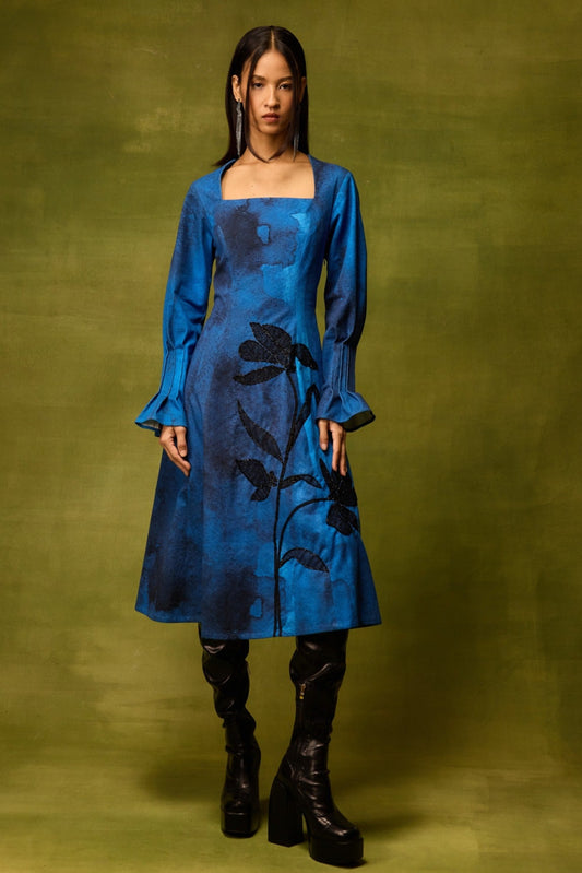Saphiré Muse Flora Midi Dress