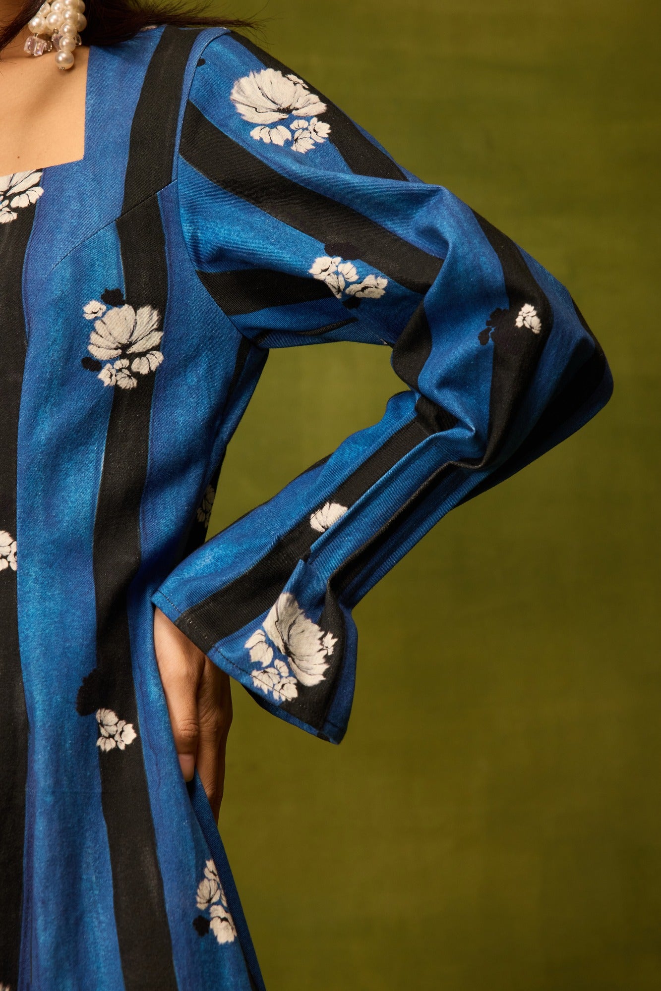 Saphiré Bloom Flora Midi Dress