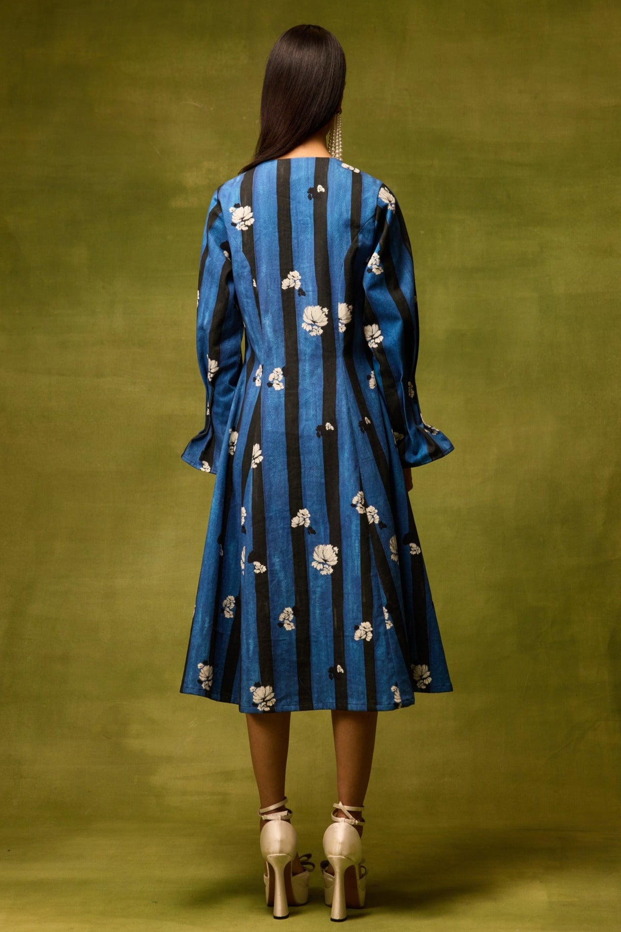 Saphiré Bloom Flora Midi Dress