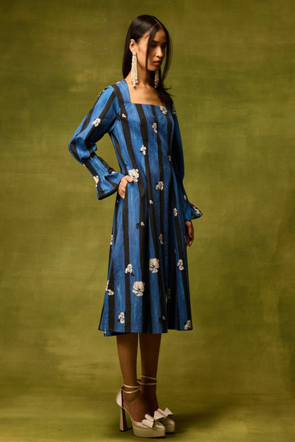 Saphiré Bloom Flora Midi Dress
