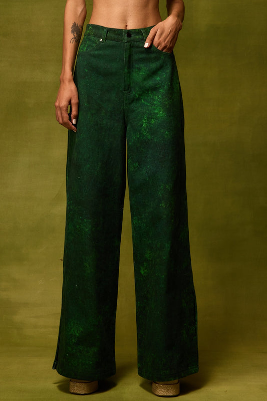 Emerald Muse Straight Trousers
