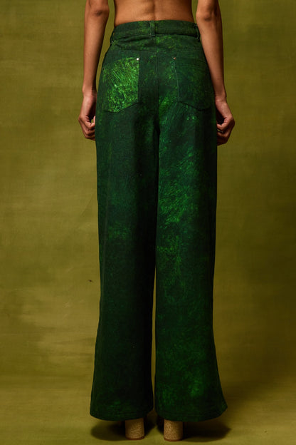 Emerald Muse Straight Trousers