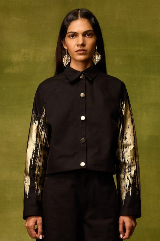Twilight Gold Cropped Jacket