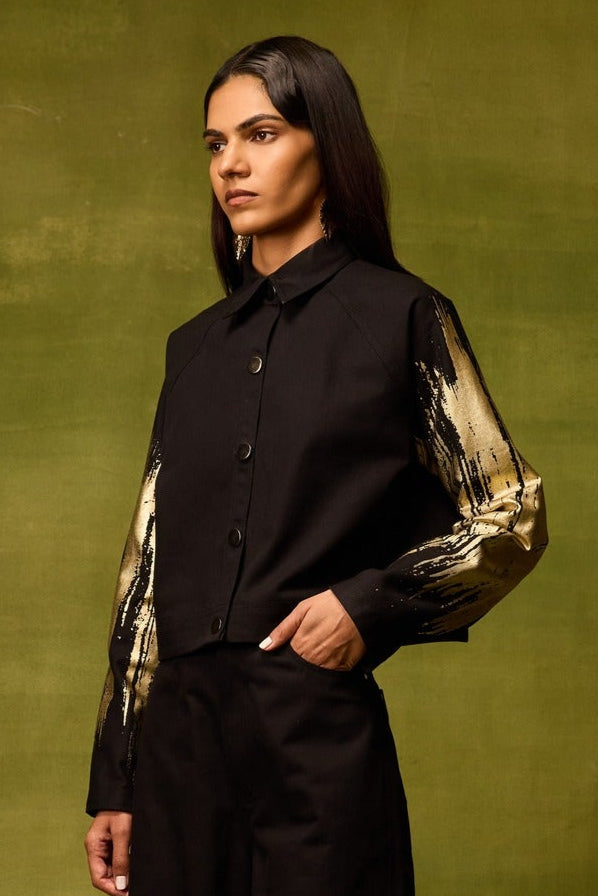 Twilight Gold Cropped Jacket