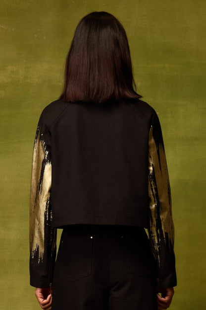 Twilight Gold Cropped Jacket