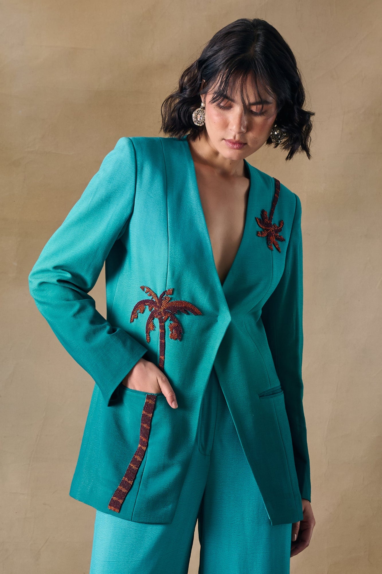 Palm Reverie Blazer