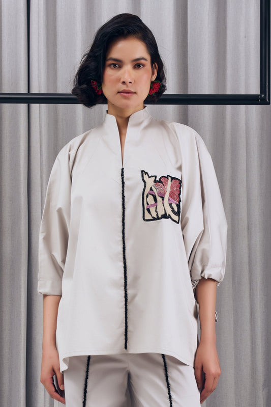Grey Garden Batwing Shirt