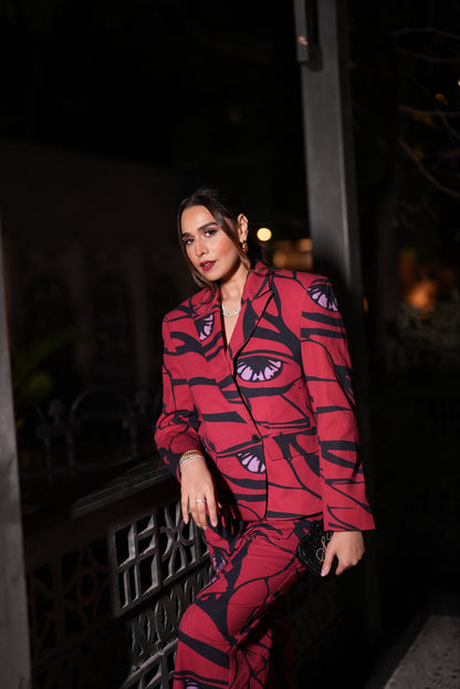 House Of Misu x Flaming Ruby Printed Suit