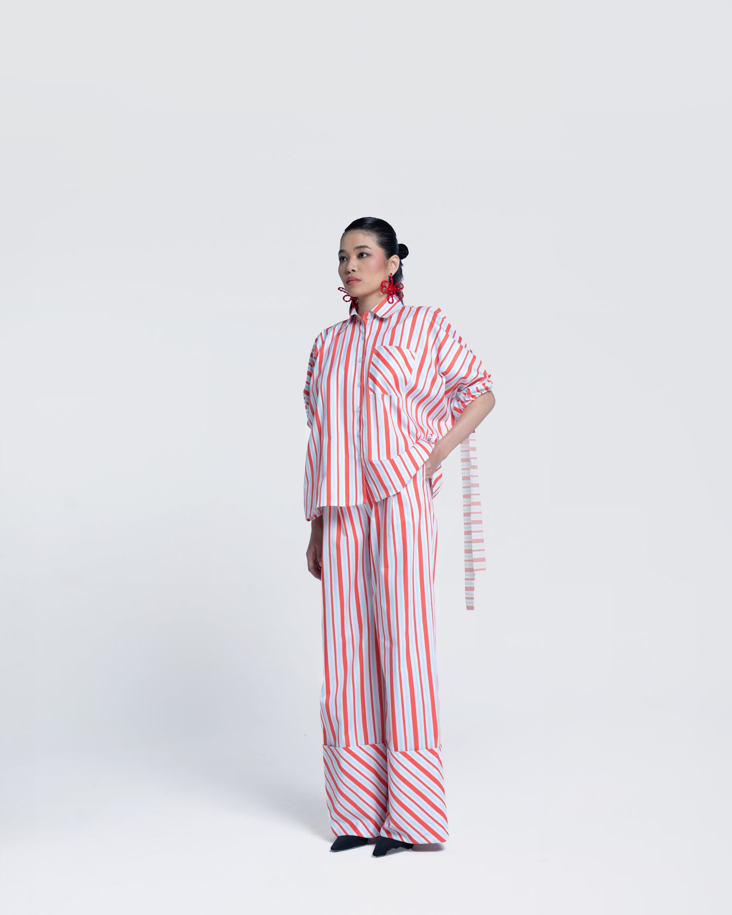 Sunset Stripes Straight Trousers