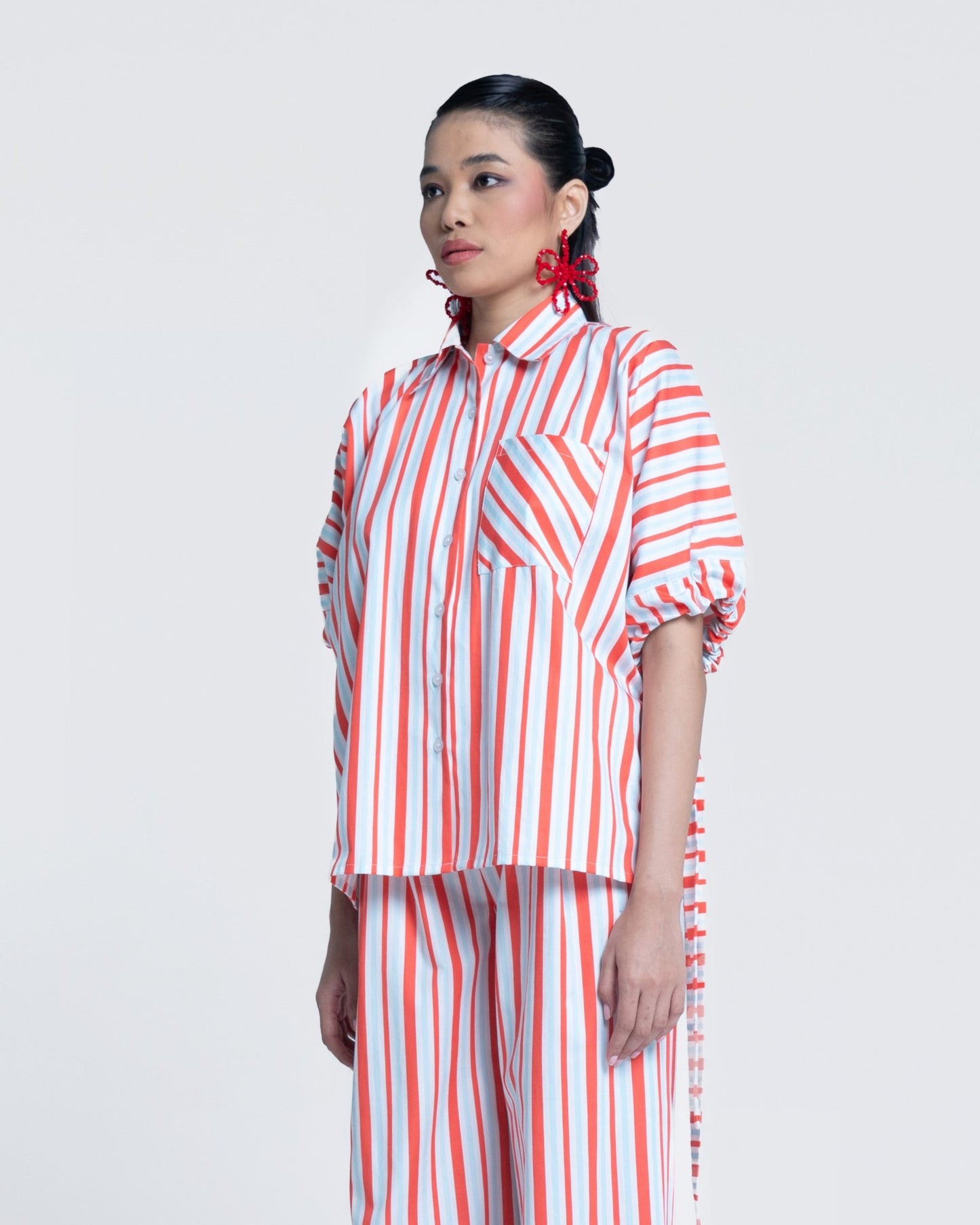 Sunset Stripes Batwing Shirt