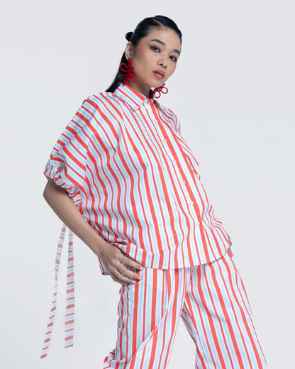 Sunset Stripes Batwing Shirt