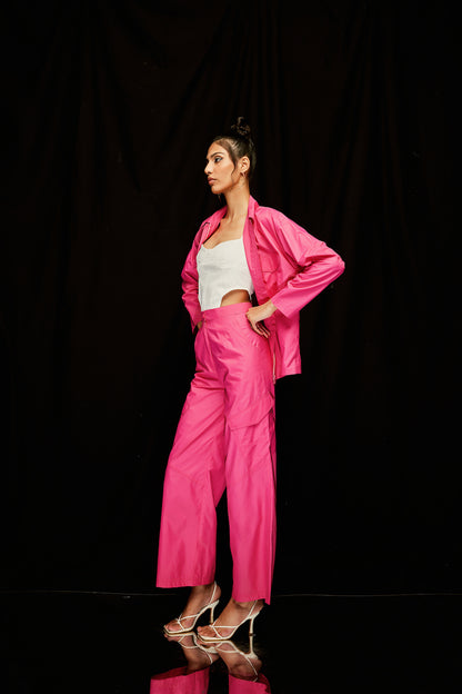 Juicy Pink Tailored Trousers