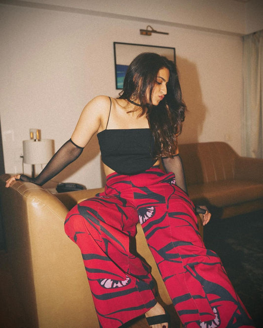 Manya Narang x Flaming Ruby A-line Pants