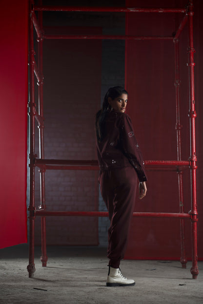 Plum Relaxed Joggers