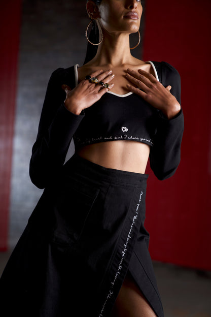Khat Sweetheart Top