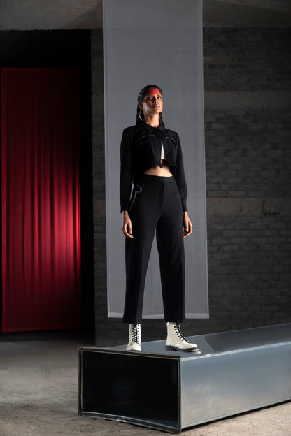 Structured Cropped Jacket