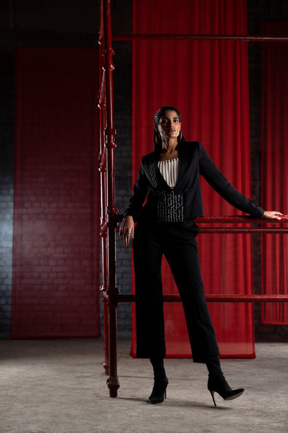Statement Neckline Blazer