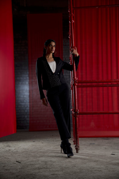 Statement Neckline Blazer