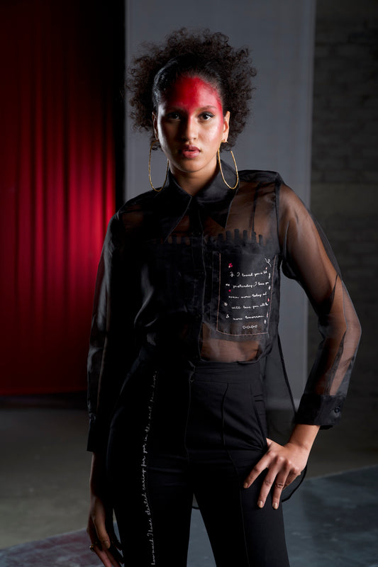 Sheer Boxy Shirt